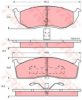 TRW GDB1244 Brake Pad Set, disc brake